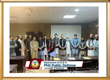 PhD Public Defense Ceremony at University of Malakand